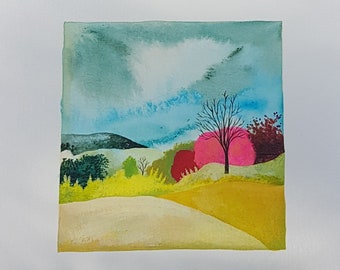 Watercolor Miniature - Landscape