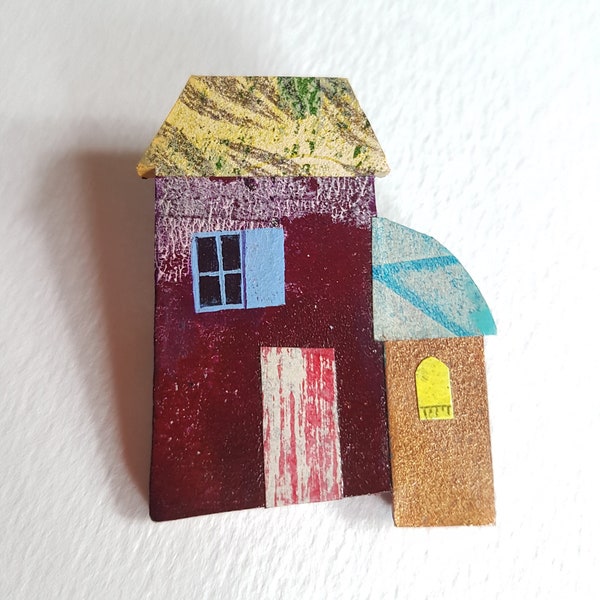 Broche " Petite maison"