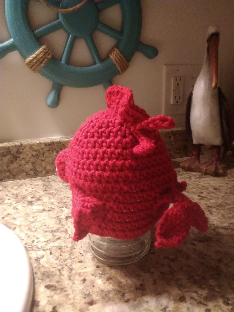 Red goldfish with bubble eyes