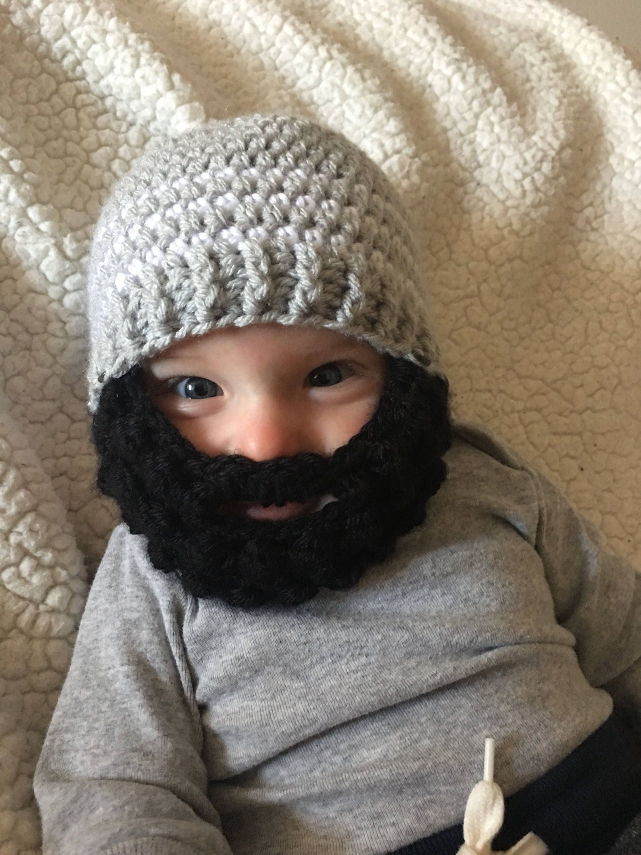 beanie with beard