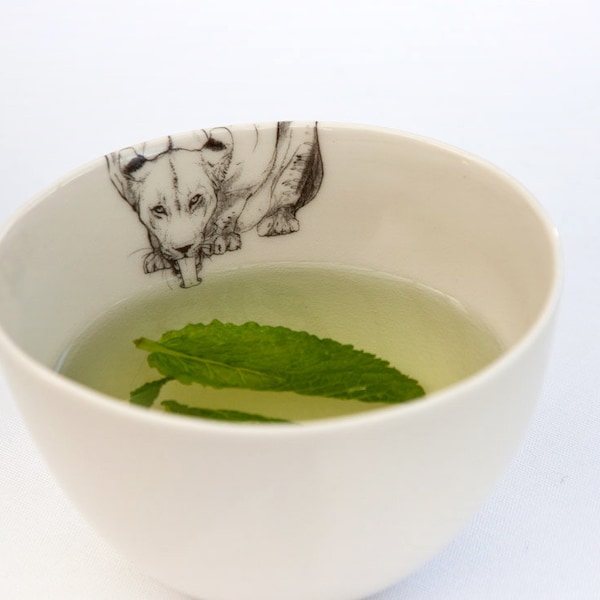 Tea Cup Catcup Lion