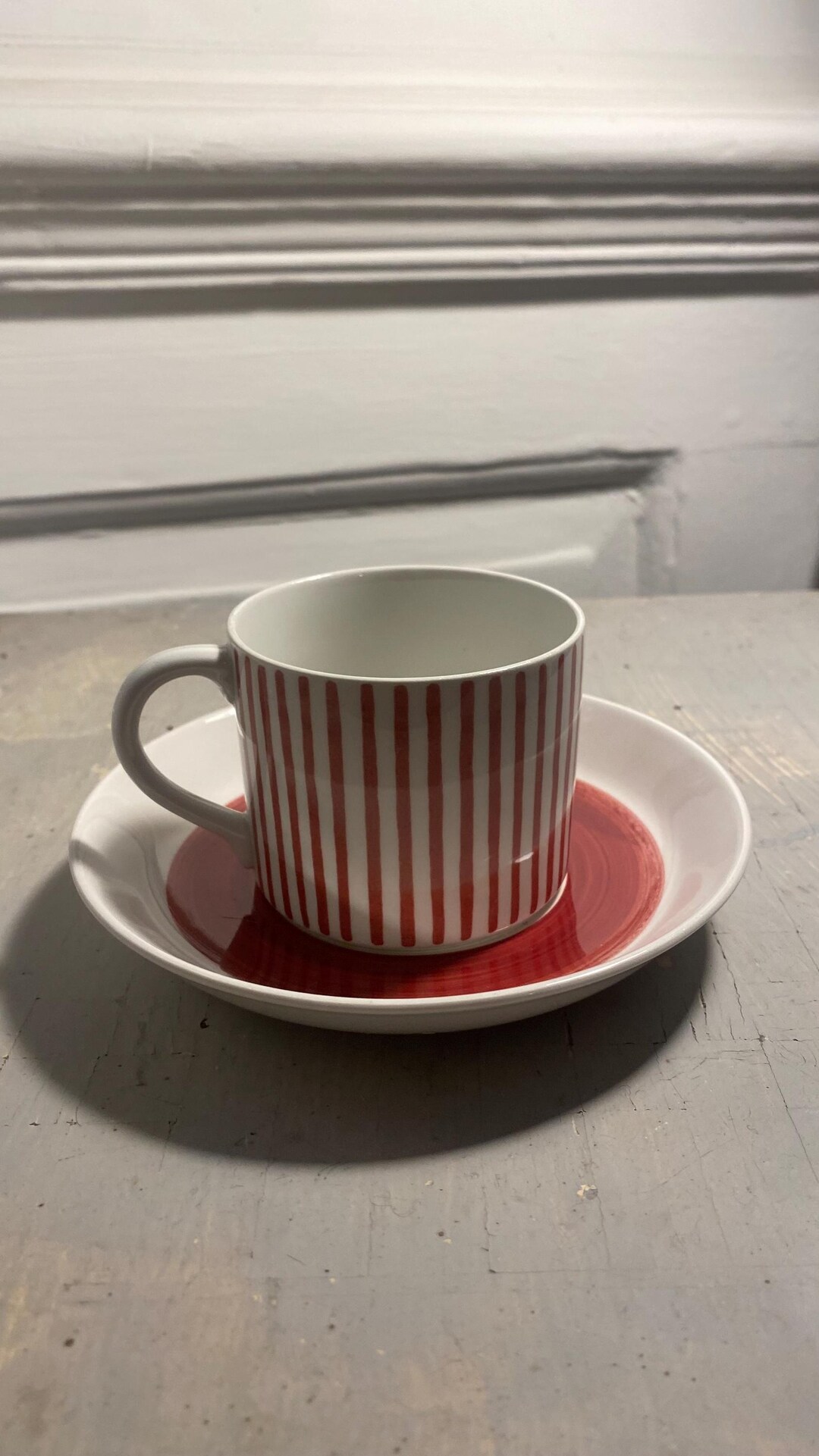Rörstrand Red Kadett DM Model Coffee Cup / Tea Cup Made in Sweden ...