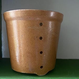 Antique French Pottery Cheese strainer mold France vintage rural rustic primitive faisselle drainer old country kitchen dairy kitchenalia