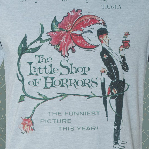 Little Shop of Horrors - Retro Vintage-Style Roger Corman -Jack Nicholson-60s Comedy Classic Movie T-Shirt