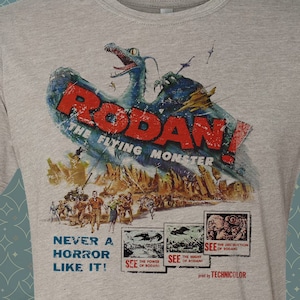 Rodan - The Flying Monster T-Shirt: Vintage Japanese Kaiju Movie Tee