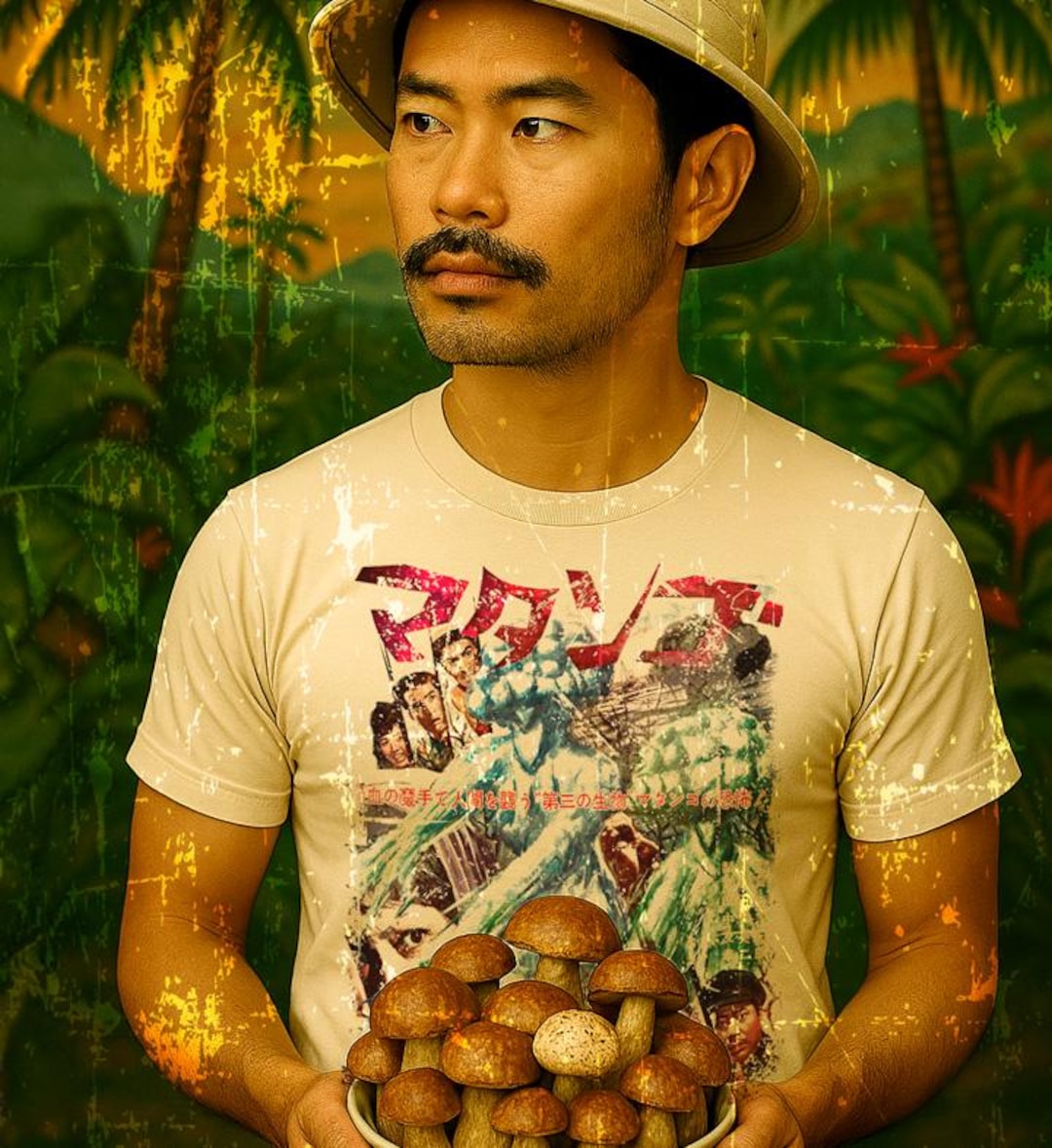 Matango! Attack of the Mushroom People-inspired Vintage-style T-shirt ...