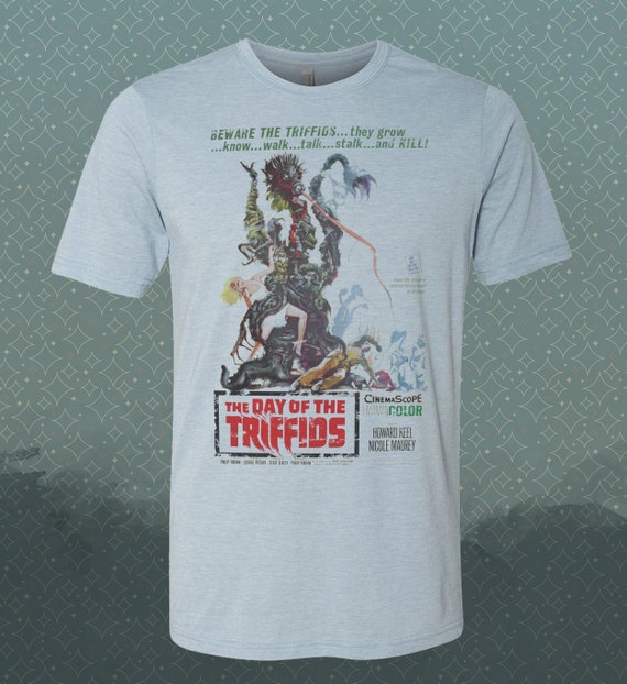 The Day Of The Triffids, Sci-Fi Vintage Movie Poster T Shirt The Day Of The Triffids, Sci-Fi Vintage Movie Poster T Shirt