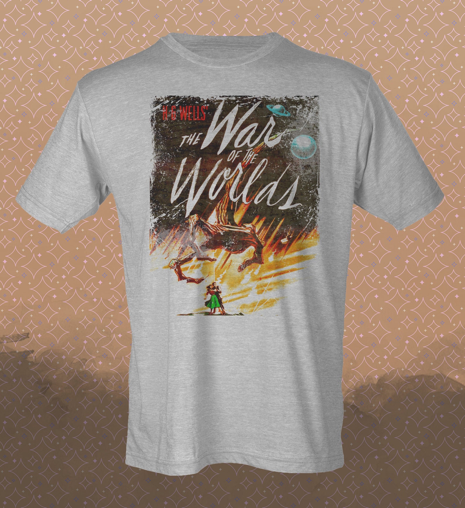 War of the Worlds Movieinspired Vintagestyle Tshirt Etsy War of the Worlds Movieinspired Vintagestyle Tshirt Etsy