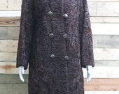 beautiful chocolate brown persian lamb 1960 39 s overcoat - high quality