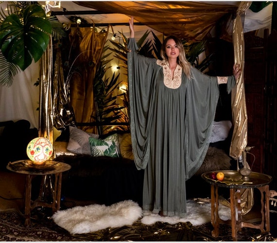 ON RESERVE -Bill Gibb 70's kaftan batwing 'Bees'