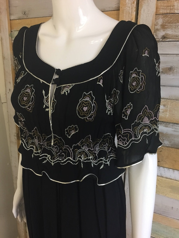 Vintage Janice Wainwright 70's black studio 54 dis