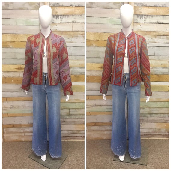 Beautiful vintage Kantha Indian Anokhi summer jack