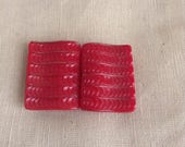 1930 39 s red belt buckle.