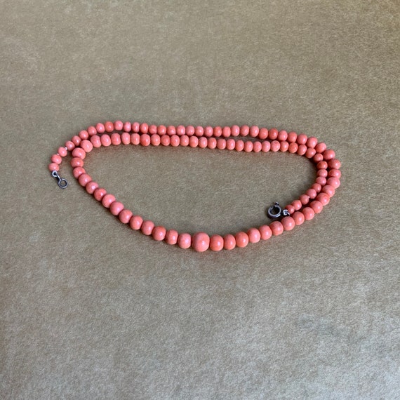 1910’s coral necklace.