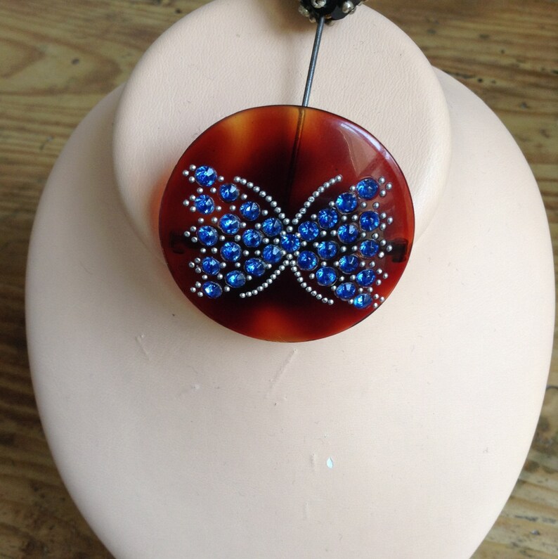 40s resin brooch Etsy