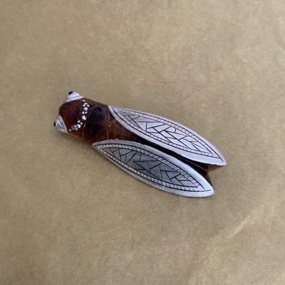 1930’s « cicada » brooch - image 2