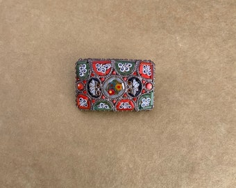 1920’s micro mosaic brooch.