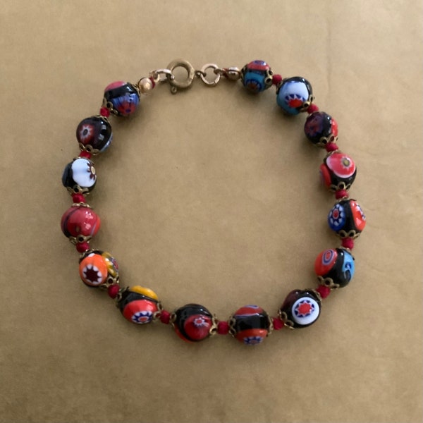 Bracelet en perles de Murano