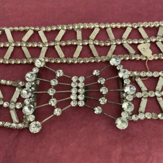 1920’s rhinestone belt.