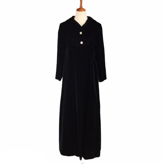 Vintage 1960s Velvet Coat - image 1