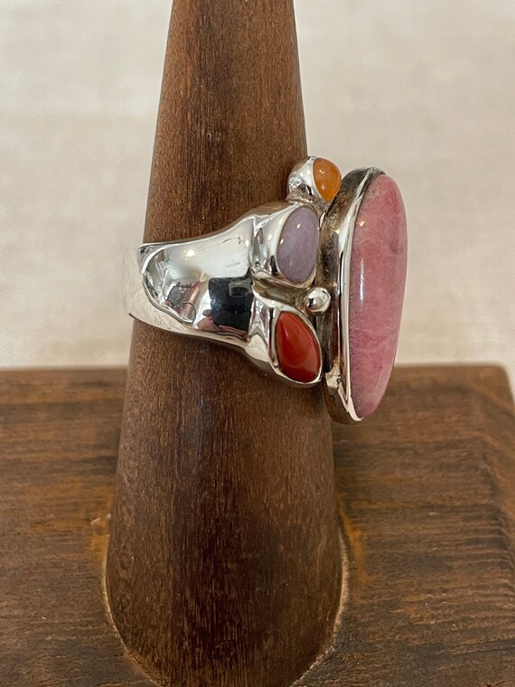 Vintage Designer Whitney Kelly Ring Size 7 Sterli… - image 3