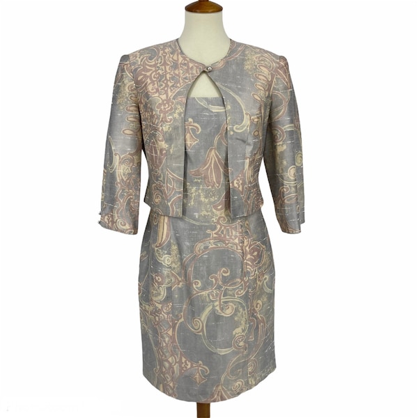 Vintage Linda Segal Dress Jacket Set