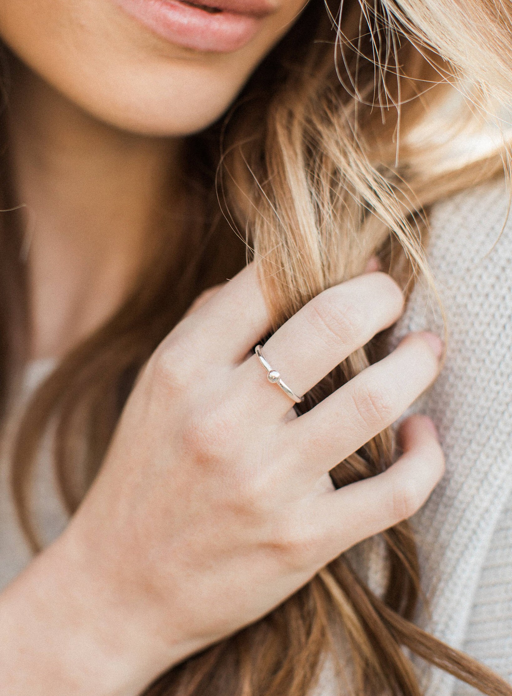 Cape ring cape cod ring sterling silver ring pearl ring Etsy