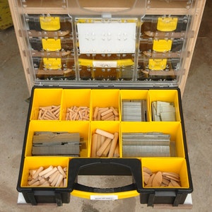 Making This Screw Organizer - 30 Drawers 120 Compartments 