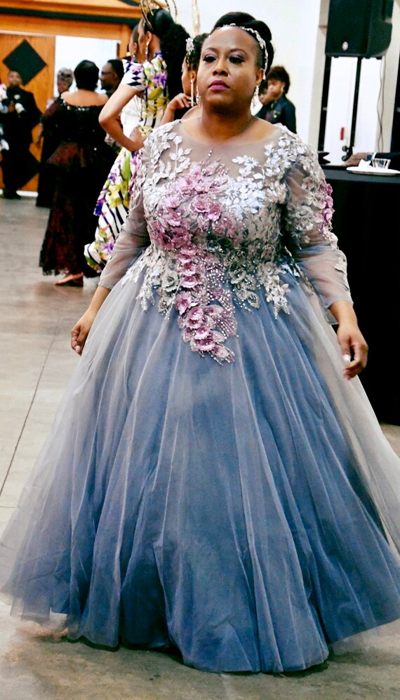 Orchid Ball Gown Mother-the-bride Dress 