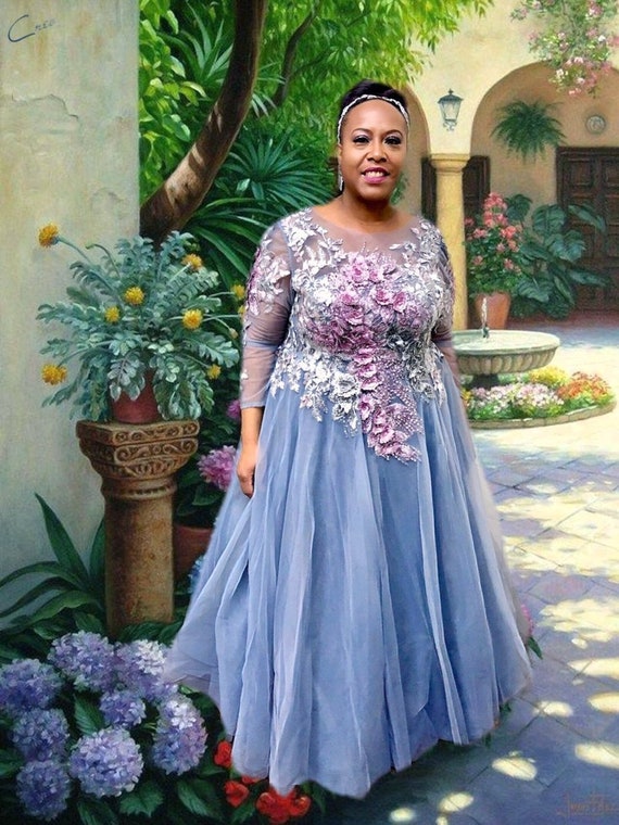 Orchid Ball Gown Mother-the-bride Dress 