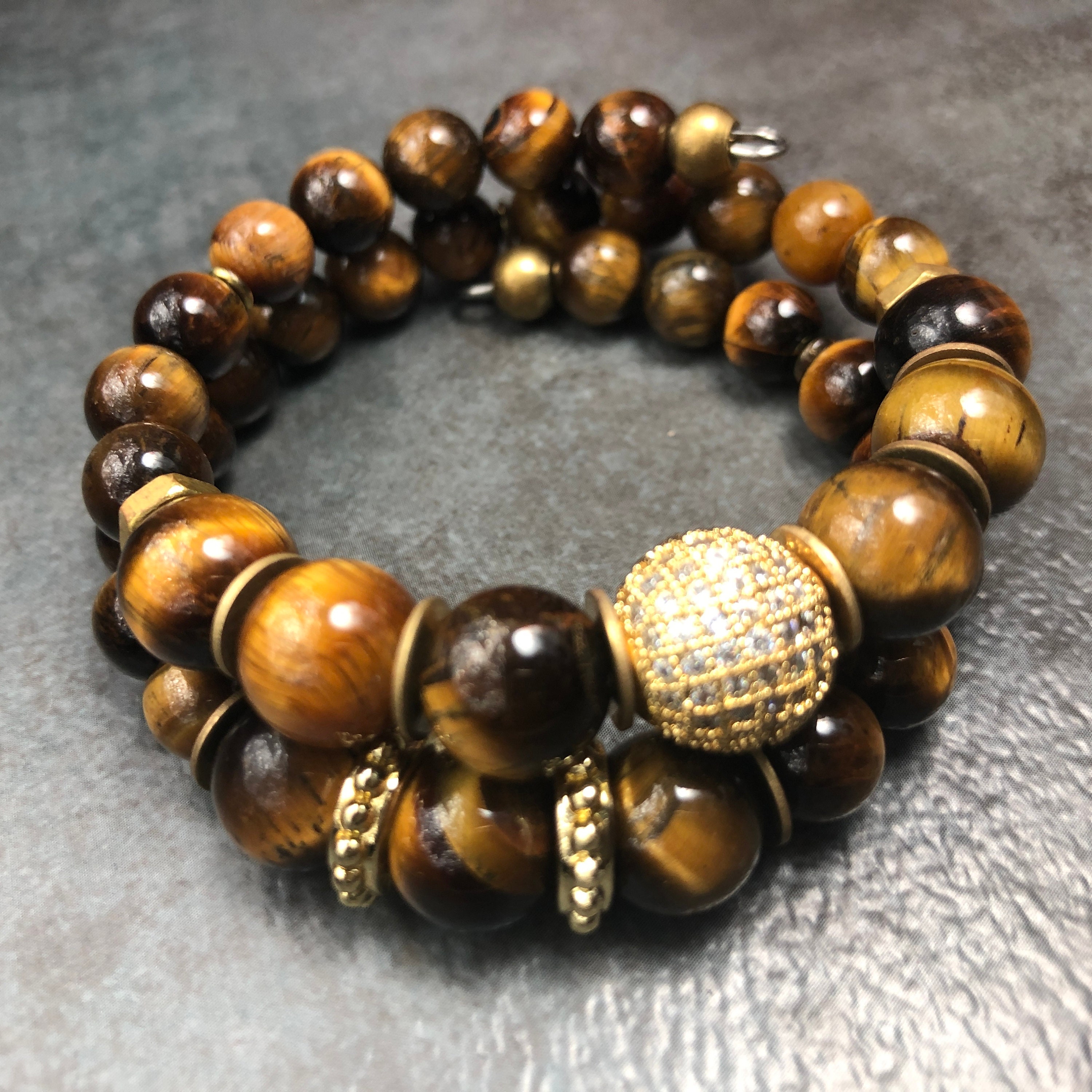 Effy Men's Tiger's Eye Bead Bracelet