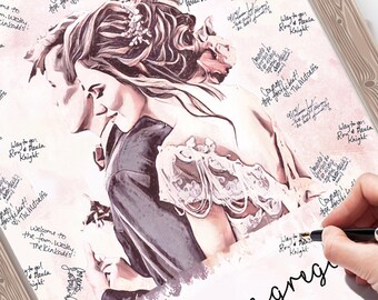 personalized wedding guest book alternative wedding guest book canvas wedding guest book ideas wedding guest book sign wedding guestbook