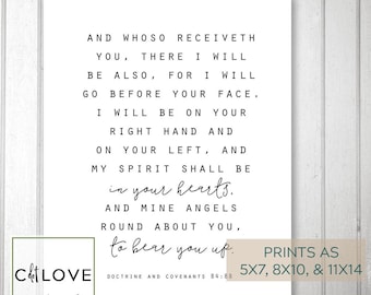 D&C 84:88  -   INSTANT download 11x14, 8x10, 5x7 size