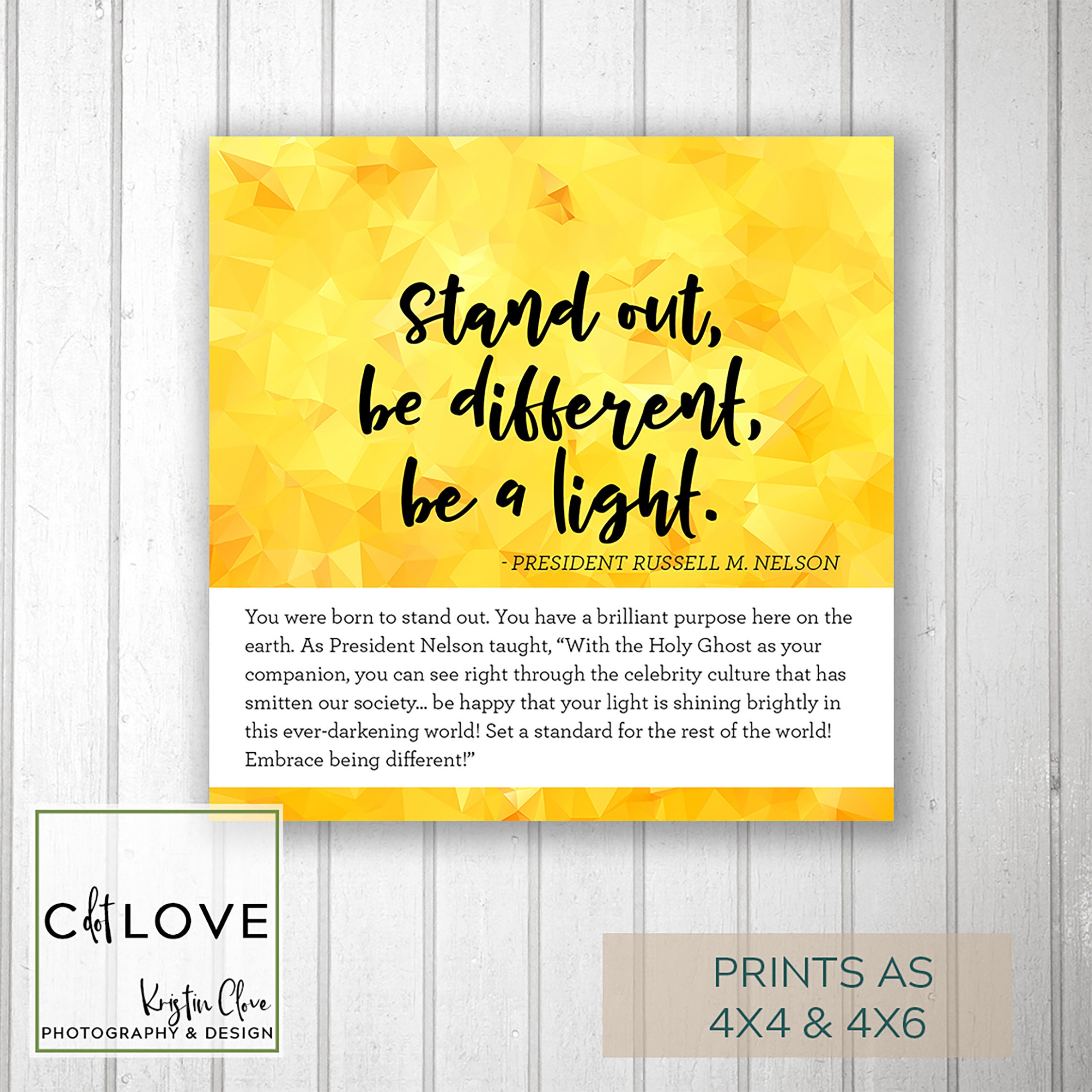 Girls Camp Handouts - Stand Out, Be Different, Be a Light President Nelson  Quote - INSTANT Download / Young Women LDS Quotes - Etsy Israel, image size:2250x2250