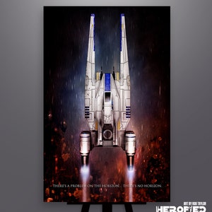 Star Wars: Rogue One U-Wing Art Print by Herofied / Material options also include Metal, Canvas, & Acrylic / Ship Series
