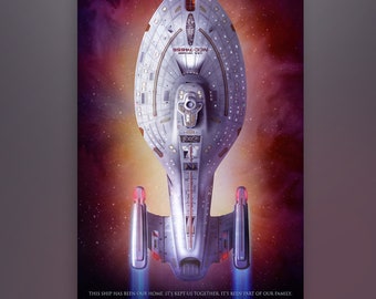 Art Print "This Ship Has Been Our Home"  / Ship Series by Herofied / Material options also include Metal, Canvas, & Acrylic