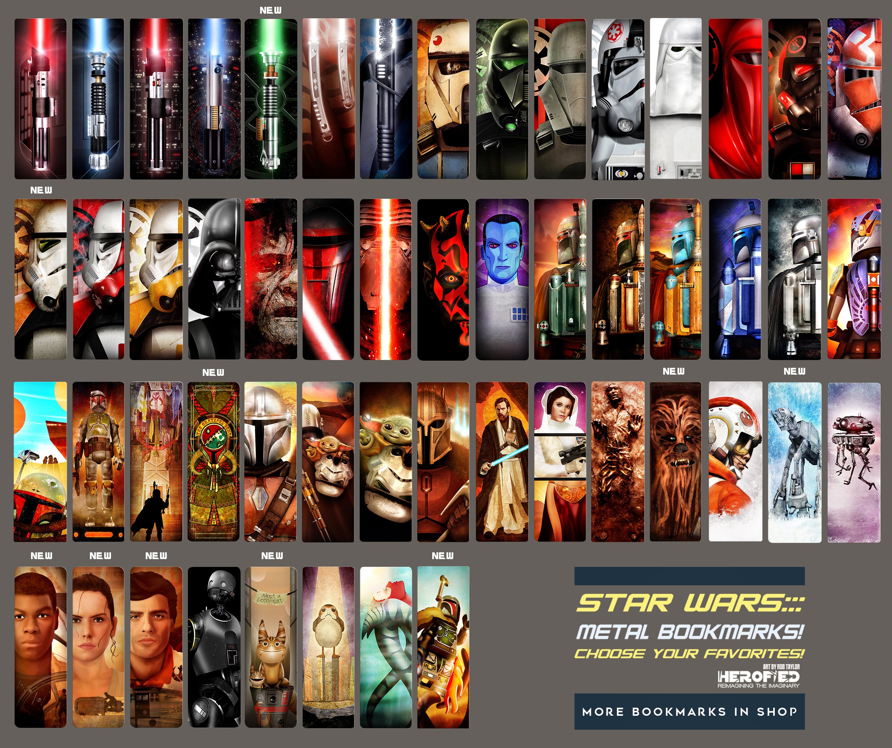 metal bookmarks inspired by star wars choose your bookmark etsy singapore