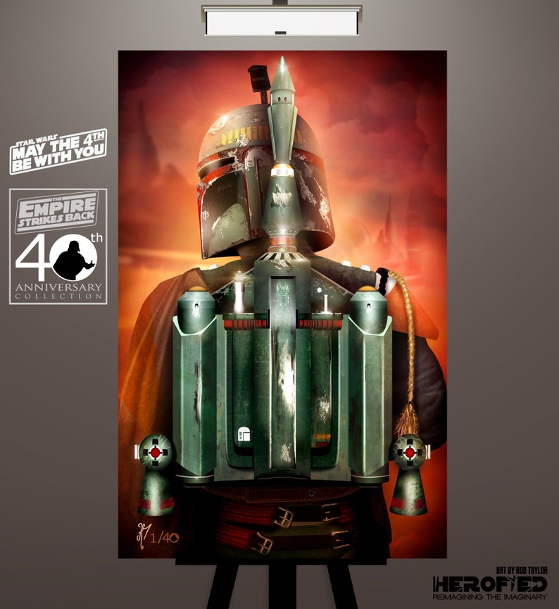 Star Wars Inspired Boba Fett Z6 Jetpack ESB 40th Etsy