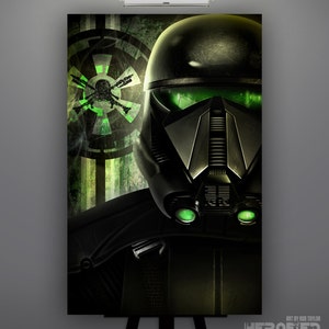 Star Wars Death Trooper Art Print by Herofied / Rogue One, The Mandalorian / Metal, Canvas, & Acrylic options