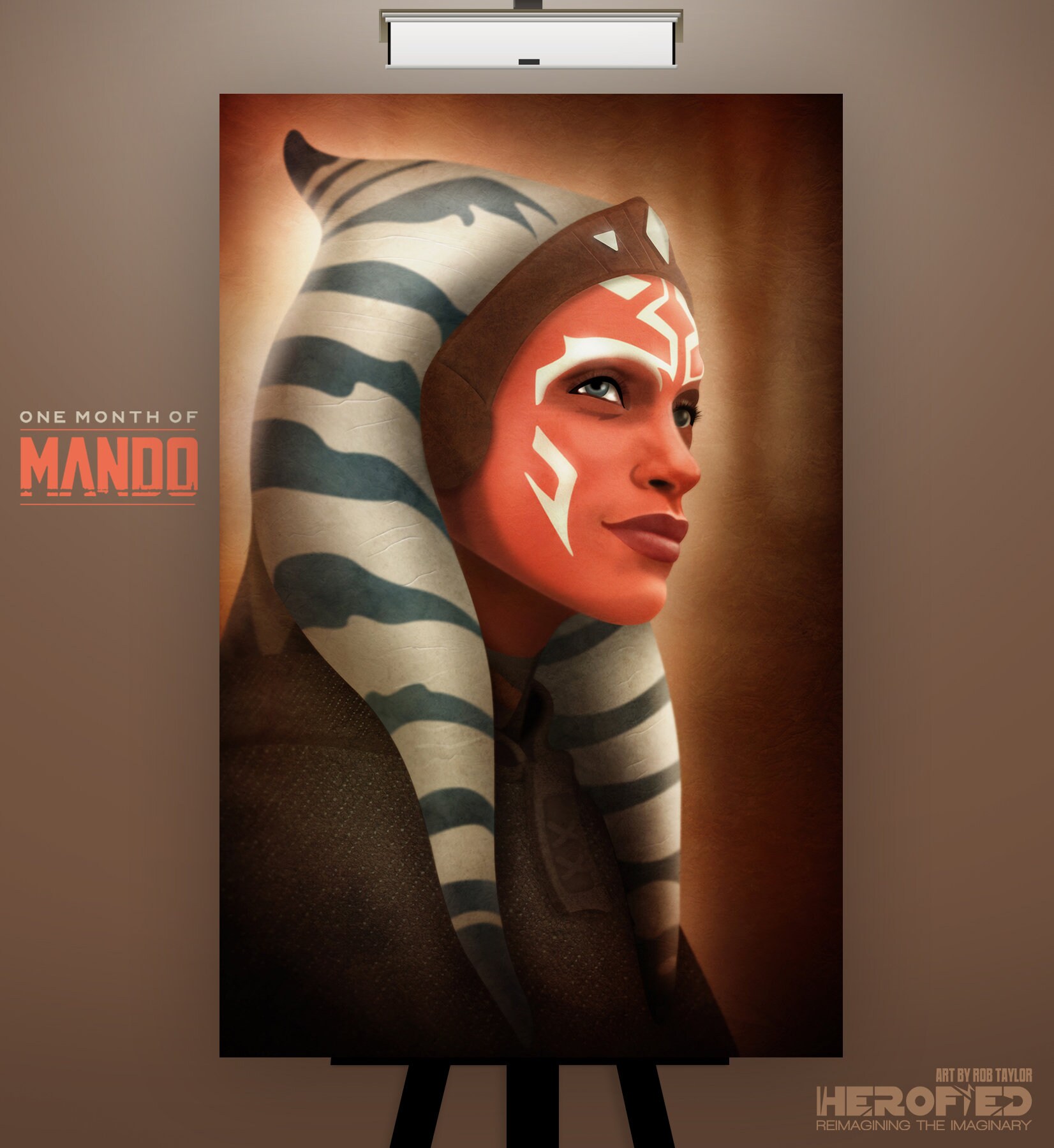 Star Wars Inspired Ahsoka Art Print by Herofied Etsy