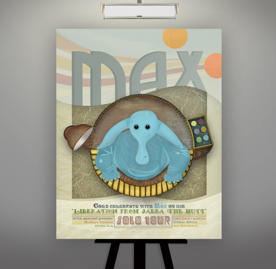 Star Wars Max Rebo Max's Solo Tour Art Print - Etsy México