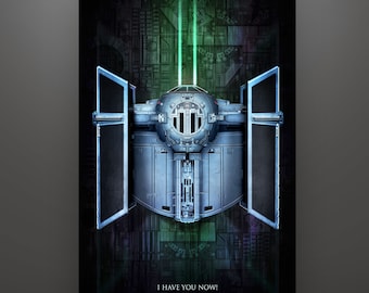 Star Wars Darth Vader's TIE Fighter Art Print by Herofied / Options also include Metal, Canvas, & Acrylic / Ship Series / TIE Advanced