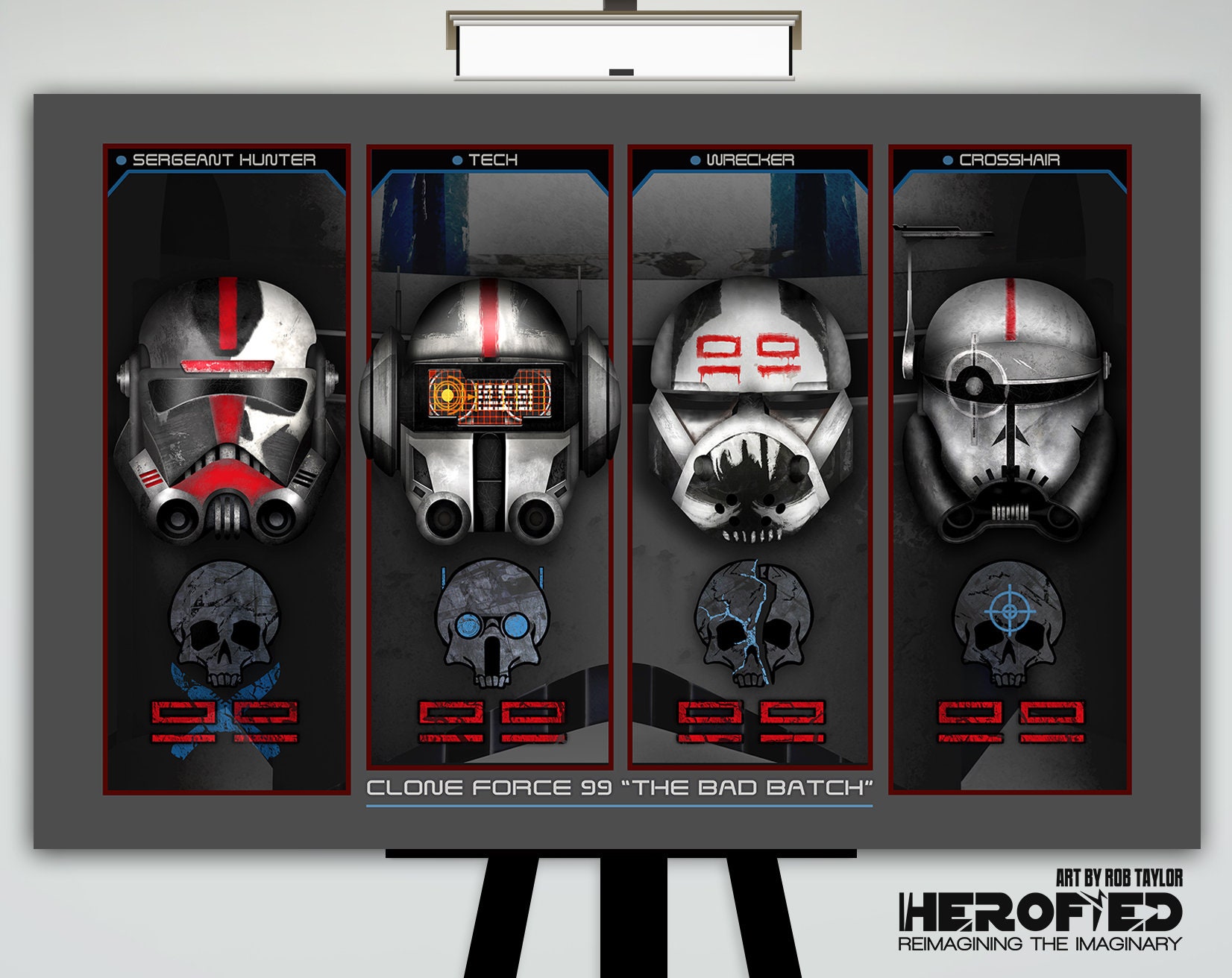 Clone Force 99 Tech Star Wars Clone Wars USA SELLER Custom New In Package 