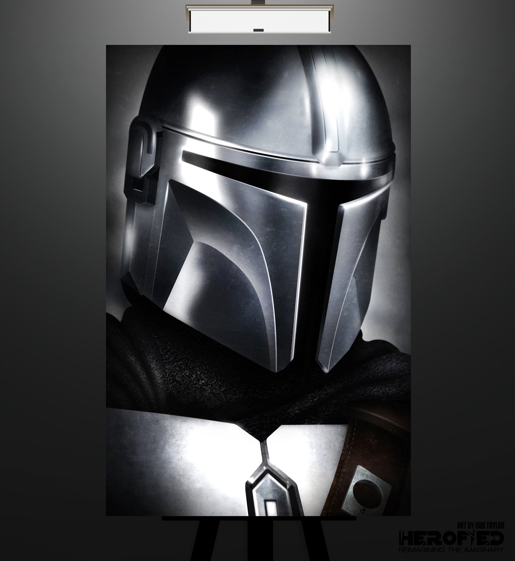 Star Wars the Mandalorian Din Djarin quested Art Etsy