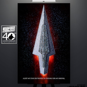 Star Wars Super Star Destroyer: Executor Art Print by Herofied / Material options also include Metal, Canvas, & Acrylic / Darth Vader