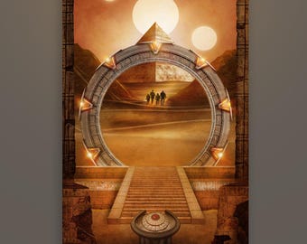 Stargate SG-1 Art Print by Herofied / Metal, Canvas, & Acrylic options