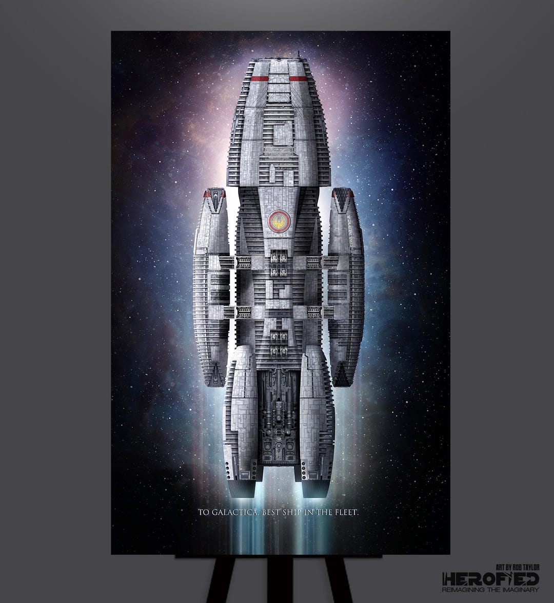 Battlestar Galactica Inspired Galactica (BS-75) / Ship Series / Art ...