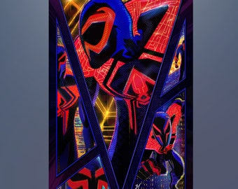 Into the Spider-Verse "Miguel O'Hara" Spider-Man Art Print by Herofied