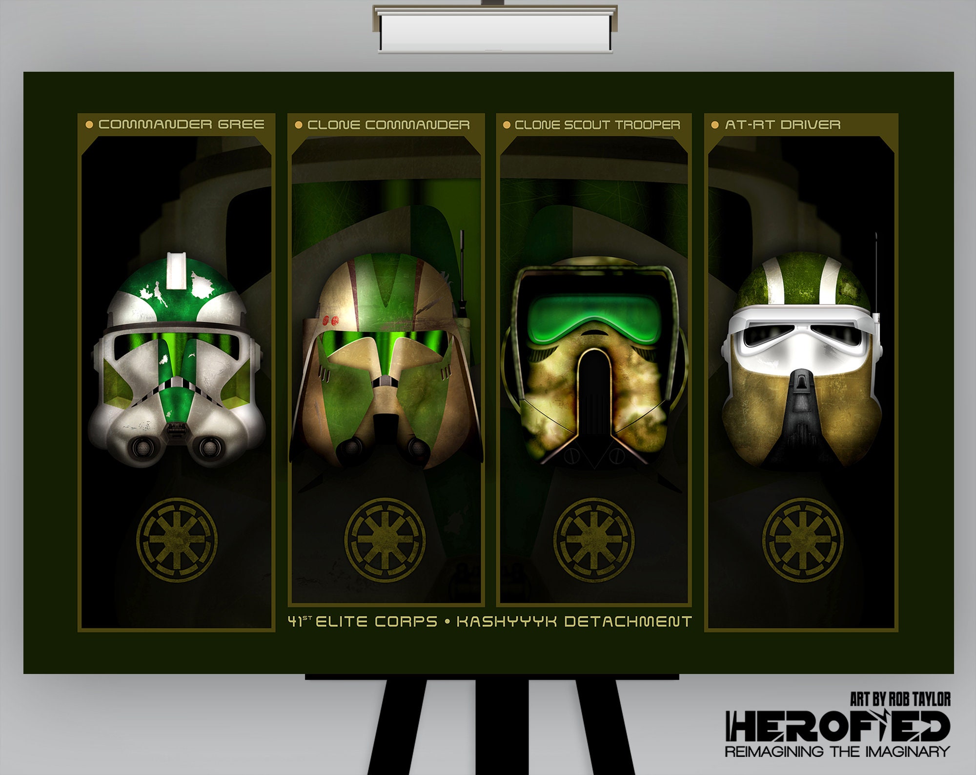 Star Wars 41St Elite Corps Kashyyyk Detachment Helmet - Etsy
