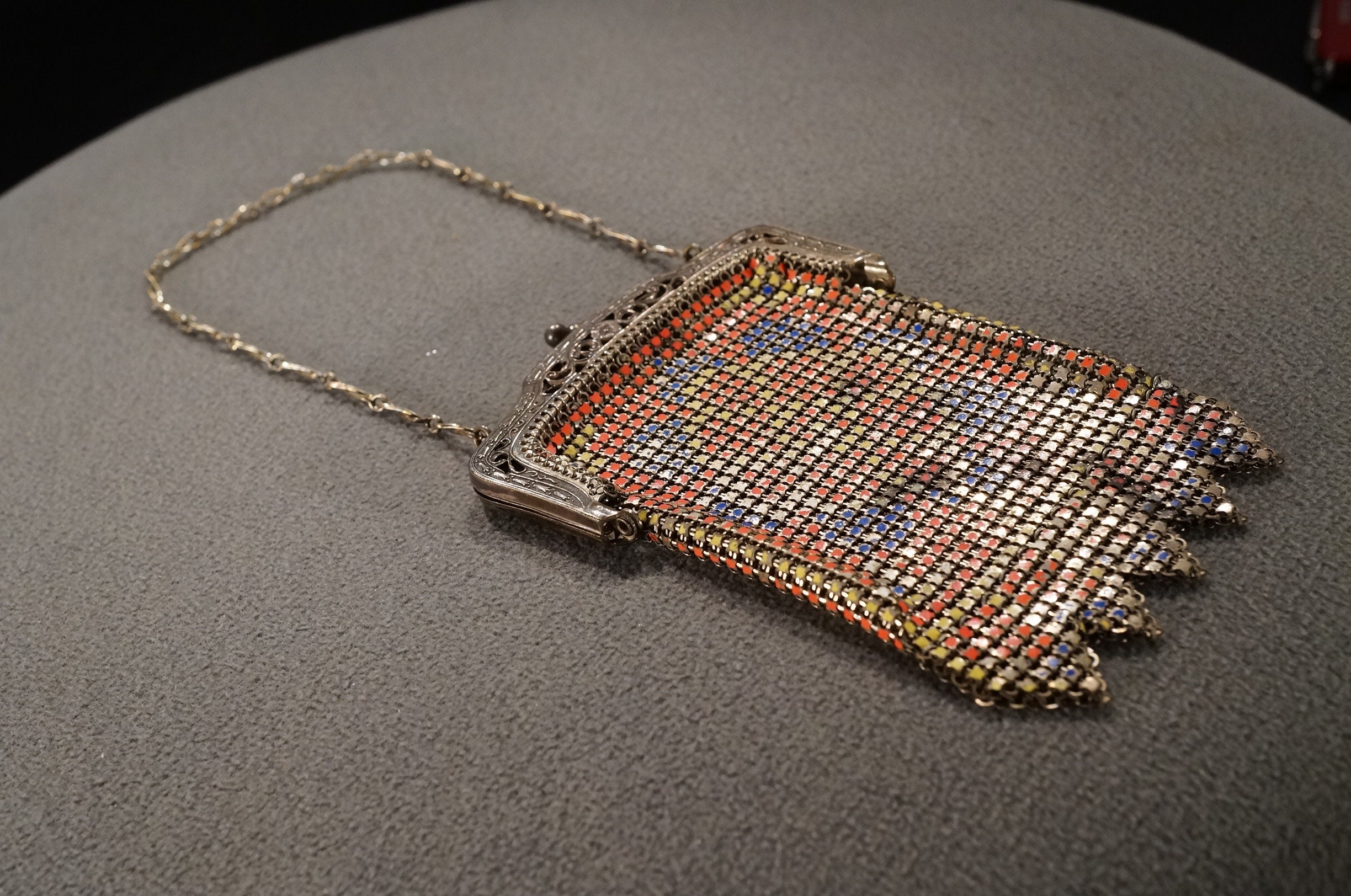 Antique Vintage Purse Handbag 1900s Silver Art Deco Style Antique Vintage Purse Handbag 1900s Silver Art Deco Style